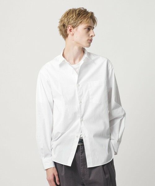 BEAUTY&YOUTH UNITED ARROWS / ビューティー&ユース ユナイテッドアローズ シャツ・ブラウス | HI-LINE 120/2 ブロード レギュラー シャツ(WHITE)