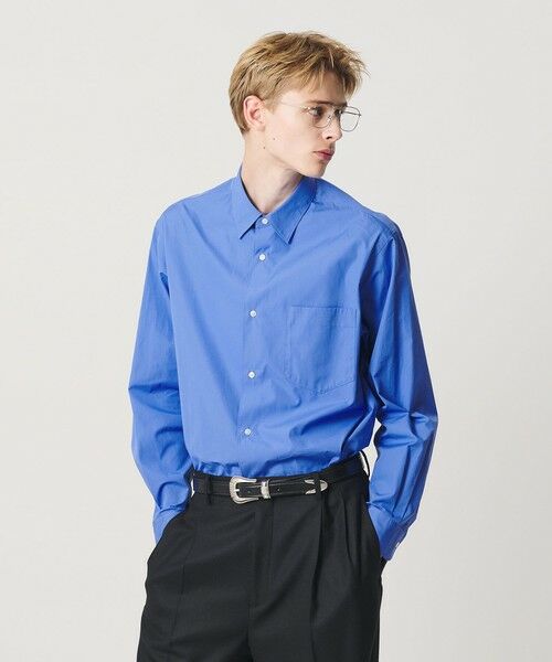 BEAUTY&YOUTH UNITED ARROWS / ビューティー&ユース ユナイテッドアローズ シャツ・ブラウス | HI-LINE 120/2 ブロード レギュラー シャツ(COBALT)