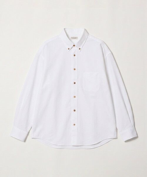 BEAUTY&YOUTH UNITED ARROWS / ビューティー&ユース ユナイテッドアローズ シャツ・ブラウス | クイック ストレッチ シャンブレー ボタンダウン シャツ SLIM型 タテヨコストレッチ（WHITE）