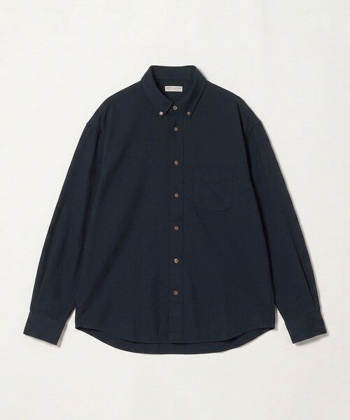 BEAUTY&YOUTH UNITED ARROWS / ビューティー&ユース ユナイテッドアローズ シャツ・ブラウス | クイック ストレッチ シャンブレー ボタンダウン シャツ SLIM型 タテヨコストレッチ（NAVY）