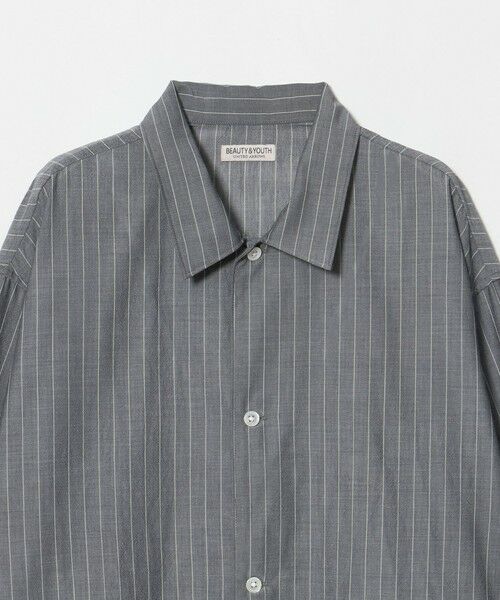 BEAUTY&YOUTH UNITED ARROWS / ビューティー&ユース ユナイテッドアローズ シャツ・ブラウス | ボイル シアー ピンストライプ シャツ | 詳細9