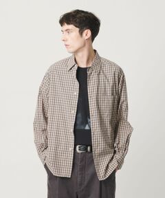 BEAUTY&YOUTH UNITED ARROWS / ビューティー&ユース ユナイテッドアローズ シャツ・ブラウス | ピーチスキン チェック レギュラー シャツ FORM型
