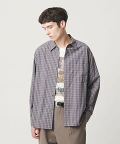 BEAUTY&YOUTH UNITED ARROWS / ビューティー&ユース ユナイテッドアローズ シャツ・ブラウス | ピーチスキン チェック レギュラー シャツ FORM型