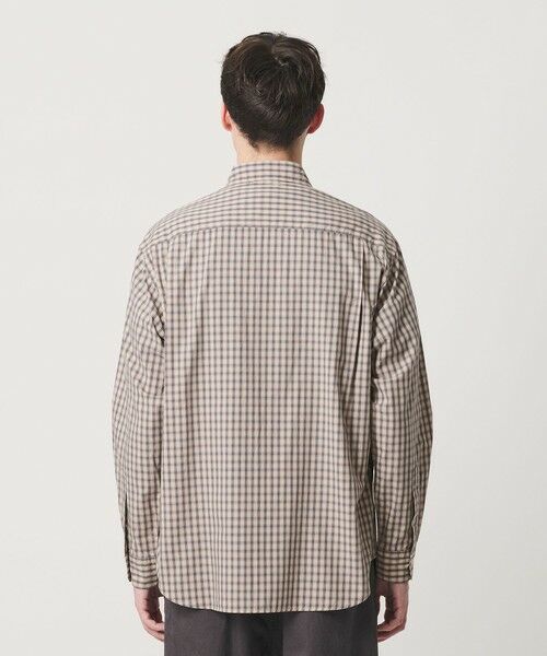 BEAUTY&YOUTH UNITED ARROWS / ビューティー&ユース ユナイテッドアローズ シャツ・ブラウス | ピーチスキン チェック レギュラー シャツ FORM型 | 詳細8