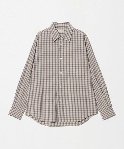 BEAUTY&YOUTH UNITED ARROWS / ビューティー&ユース ユナイテッドアローズ シャツ・ブラウス | ピーチスキン チェック レギュラー シャツ FORM型 | 詳細9
