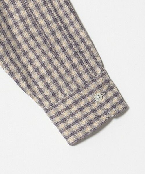BEAUTY&YOUTH UNITED ARROWS / ビューティー&ユース ユナイテッドアローズ シャツ・ブラウス | ピーチスキン チェック レギュラー シャツ FORM型 | 詳細12