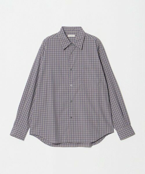 BEAUTY&YOUTH UNITED ARROWS / ビューティー&ユース ユナイテッドアローズ シャツ・ブラウス | ピーチスキン チェック レギュラー シャツ FORM型 | 詳細22