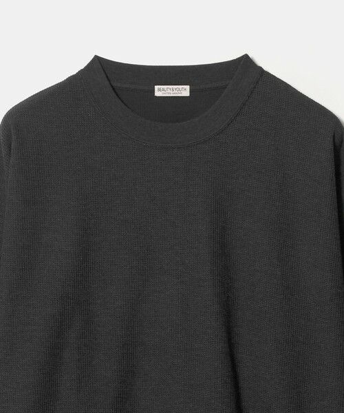 BEAUTY&YOUTH UNITED ARROWS / ビューティー&ユース ユナイテッドアローズ カットソー | メランジ ワッフル バルーン カットソー | 詳細4