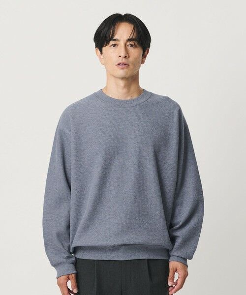 BEAUTY&YOUTH UNITED ARROWS / ビューティー&ユース ユナイテッドアローズ カットソー | メランジ ワッフル バルーン カットソー | 詳細14