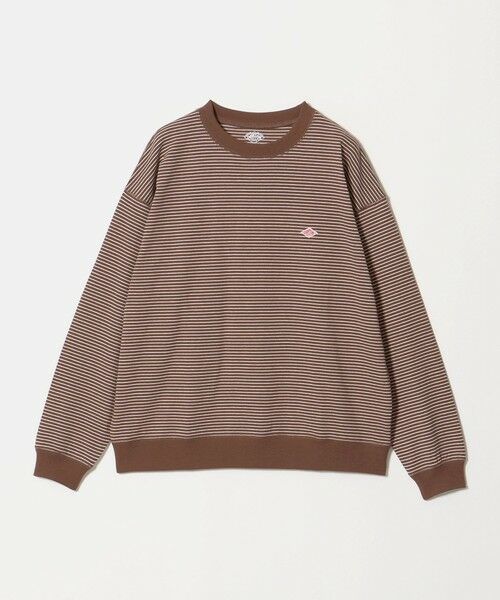 BEAUTY&YOUTH UNITED ARROWS / ビューティー&ユース ユナイテッドアローズ カットソー | ＜DANTON＞ロングスリーブ スウェット ボーダー Tシャツ（MD.BROWN）