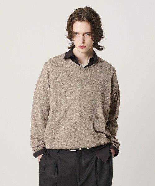 BEAUTY&YOUTH UNITED ARROWS / ビューティー&ユース ユナイテッドアローズ ニット・セーター | アルパカ ミックス Vネック ニット | 詳細1