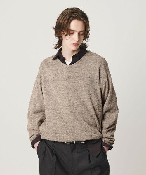 BEAUTY&YOUTH UNITED ARROWS / ビューティー&ユース ユナイテッドアローズ ニット・セーター | アルパカ ミックス Vネック ニット | 詳細2