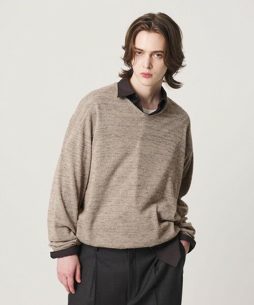 BEAUTY&YOUTH UNITED ARROWS / ビューティー&ユース ユナイテッドアローズ ニット・セーター | アルパカ ミックス Vネック ニット（NATURAL）