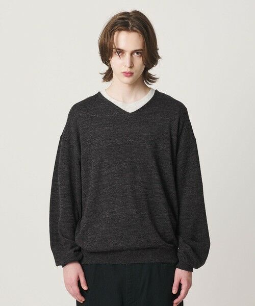 BEAUTY&YOUTH UNITED ARROWS / ビューティー&ユース ユナイテッドアローズ ニット・セーター | アルパカ ミックス Vネック ニット | 詳細9