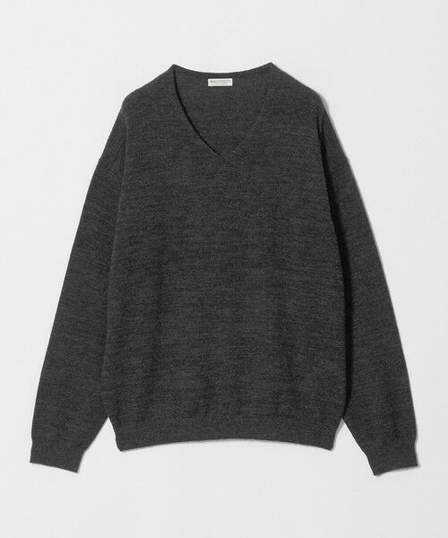 BEAUTY&YOUTH UNITED ARROWS / ビューティー&ユース ユナイテッドアローズ ニット・セーター | アルパカ ミックス Vネック ニット | 詳細12