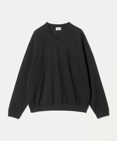 BEAUTY&YOUTH UNITED ARROWS / ビューティー&ユース ユナイテッドアローズ ニット・セーター | KNITEE フェザー コットン Vネック ニット Tシャツ ウォッシャブル | 詳細3