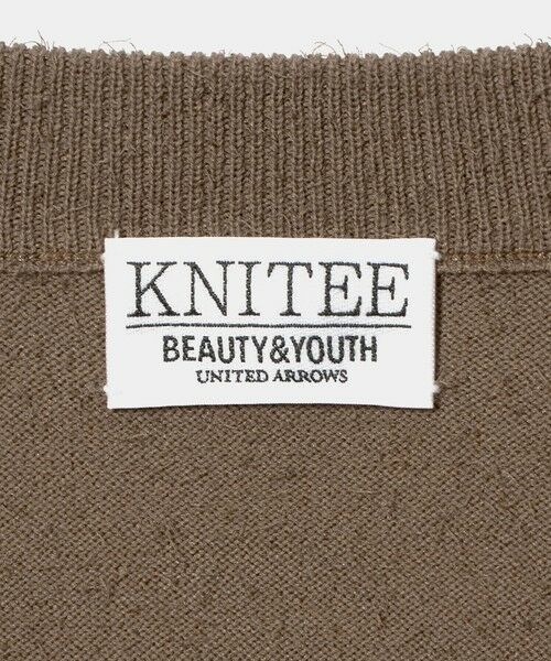 BEAUTY&YOUTH UNITED ARROWS / ビューティー&ユース ユナイテッドアローズ ニット・セーター | KNITEE フェザー コットン Vネック ニット Tシャツ ウォッシャブル | 詳細14