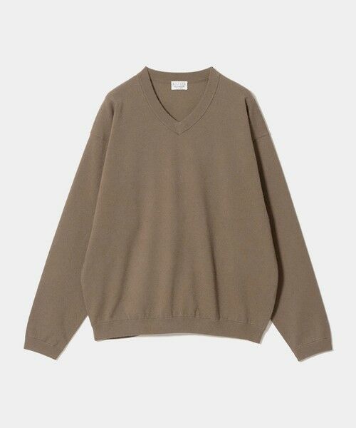 BEAUTY&YOUTH UNITED ARROWS / ビューティー&ユース ユナイテッドアローズ ニット・セーター | KNITEE フェザー コットン Vネック ニット Tシャツ ウォッシャブル | 詳細9