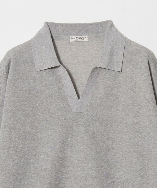 BEAUTY&YOUTH UNITED ARROWS / ビューティー&ユース ユナイテッドアローズ ニット・セーター | メランジ ミラノ スキッパー ニット ウォッシャブル | 詳細5