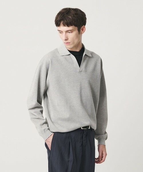 BEAUTY&YOUTH UNITED ARROWS / ビューティー&ユース ユナイテッドアローズ ニット・セーター | メランジ ミラノ スキッパー ニット ウォッシャブル | 詳細1