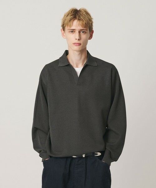 BEAUTY&YOUTH UNITED ARROWS / ビューティー&ユース ユナイテッドアローズ ニット・セーター | メランジ ミラノ スキッパー ニット ウォッシャブル | 詳細11
