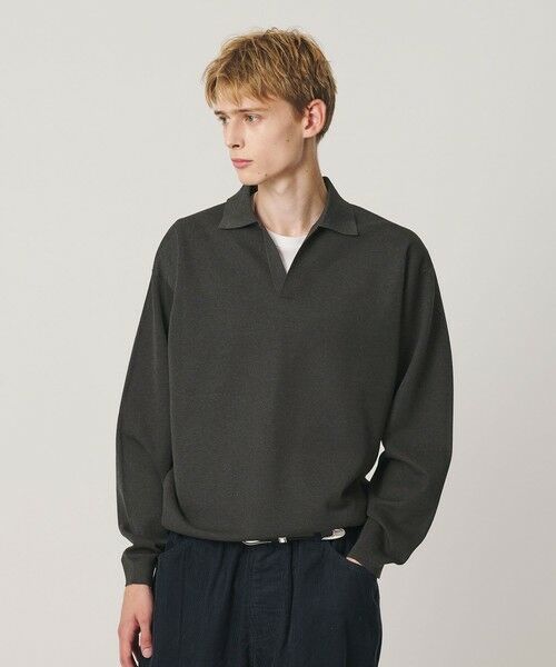 BEAUTY&YOUTH UNITED ARROWS / ビューティー&ユース ユナイテッドアローズ ニット・セーター | メランジ ミラノ スキッパー ニット ウォッシャブル | 詳細12