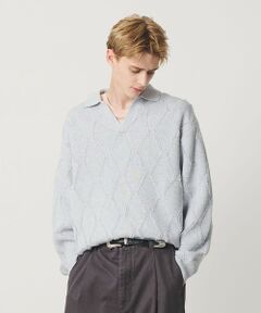 BEAUTY&YOUTH UNITED ARROWS / ビューティー&ユース ユナイテッドアローズ ニット・セーター | フリンジ パターン スキッパー ニット
