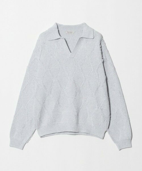 BEAUTY&YOUTH UNITED ARROWS / ビューティー&ユース ユナイテッドアローズ ニット・セーター | フリンジ パターン スキッパー ニット | 詳細4