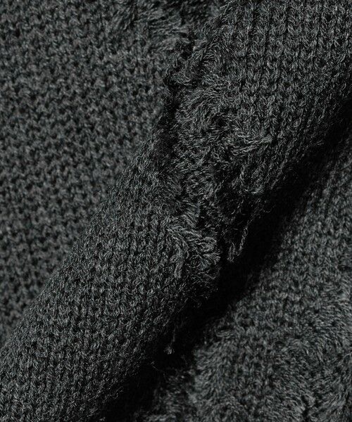 BEAUTY&YOUTH UNITED ARROWS / ビューティー&ユース ユナイテッドアローズ ニット・セーター | フリンジ パターン スキッパー ニット | 詳細15