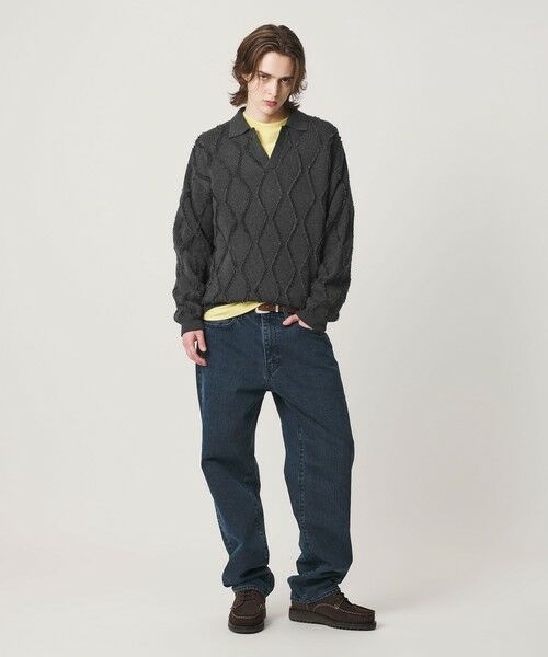 BEAUTY&YOUTH UNITED ARROWS / ビューティー&ユース ユナイテッドアローズ ニット・セーター | フリンジ パターン スキッパー ニット | 詳細9