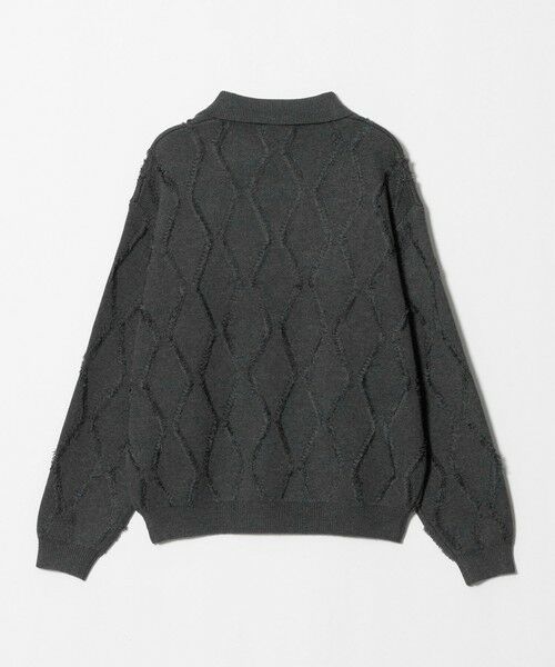 BEAUTY&YOUTH UNITED ARROWS / ビューティー&ユース ユナイテッドアローズ ニット・セーター | フリンジ パターン スキッパー ニット | 詳細12