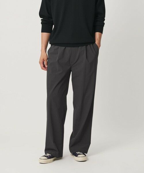 BEAUTY&YOUTH UNITED ARROWS / ビューティー&ユース ユナイテッドアローズ その他パンツ | 360°MASTER 1プリーツ ストレート イージーパンツ NO.8 セットアップ対応 撥水 ストレッチ ウォッシャブル | 詳細14