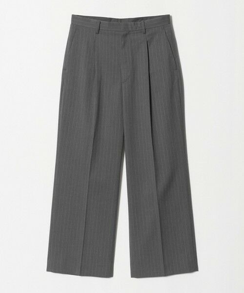 BEAUTY&YOUTH UNITED ARROWS / ビューティー&ユース ユナイテッドアローズ その他パンツ | ピンストライプ ワイド ストレート スラックス NO.10（MD.GRAY）