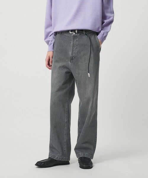BEAUTY&YOUTH UNITED ARROWS / ビューティー&ユース ユナイテッドアローズ その他パンツ | グレー デニム スラックス NO.9 | 詳細8