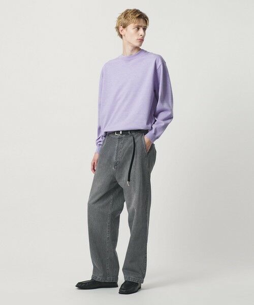 BEAUTY&YOUTH UNITED ARROWS / ビューティー&ユース ユナイテッドアローズ その他パンツ | グレー デニム スラックス NO.9 | 詳細10