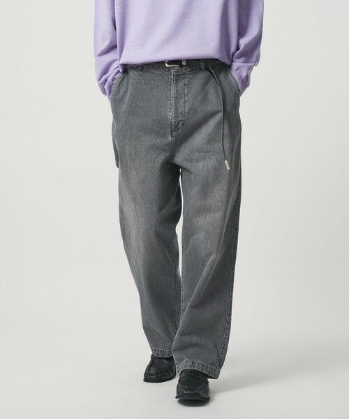 BEAUTY&YOUTH UNITED ARROWS / ビューティー&ユース ユナイテッドアローズ その他パンツ | グレー デニム スラックス NO.9（DK.GRAY）
