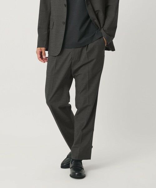 BEAUTY&YOUTH UNITED ARROWS / ビューティー&ユース ユナイテッドアローズ その他パンツ | MIXED-WOOL イージー スラックス NO.5 タテヨコストレッチ ウォッシャブル(DK.GRAY)
