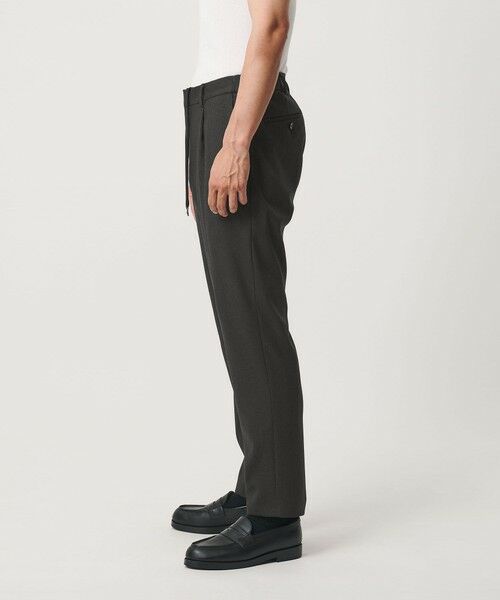 BEAUTY&YOUTH UNITED ARROWS / ビューティー&ユース ユナイテッドアローズ その他パンツ | リサイクル ポリエステル 1プリーツ テーパード パンツ NO.3 セットアップ対応 ヨコストレッチ ウォッシャブル | 詳細4