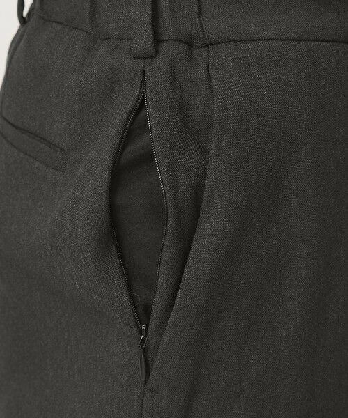 BEAUTY&YOUTH UNITED ARROWS / ビューティー&ユース ユナイテッドアローズ その他パンツ | リサイクル ポリエステル 1プリーツ テーパード パンツ NO.3 セットアップ対応 ヨコストレッチ ウォッシャブル | 詳細6