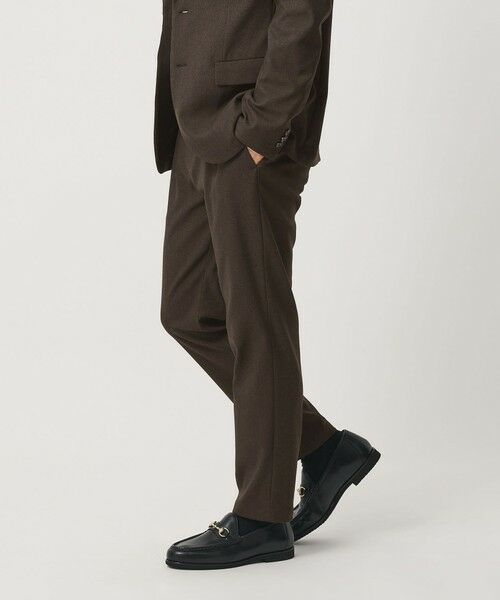 BEAUTY&YOUTH UNITED ARROWS / ビューティー&ユース ユナイテッドアローズ その他パンツ | リサイクル ポリエステル 1プリーツ テーパード パンツ NO.3 セットアップ対応 ヨコストレッチ ウォッシャブル | 詳細14