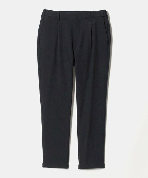 BEAUTY&YOUTH UNITED ARROWS / ビューティー&ユース ユナイテッドアローズ その他パンツ | リサイクル ポリエステル 1プリーツ テーパード パンツ NO.3 セットアップ対応 ヨコストレッチ ウォッシャブル（NAVY）
