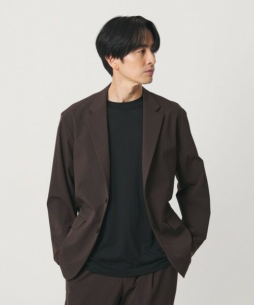 BEAUTY&YOUTH UNITED ARROWS / ビューティー&ユース ユナイテッドアローズ テーラードジャケット | 360°MASTER イーズ コンフォート 2B ジャケット セットアップ対応 撥水 ストレッチ ウォッシャブル（DK.BROWN）