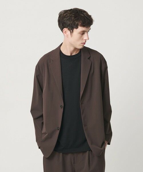 BEAUTY&YOUTH UNITED ARROWS / ビューティー&ユース ユナイテッドアローズ テーラードジャケット | 360°MASTER リラックス 2B ジャケット セットアップ対応 撥水 ストレッチ ウォッシャブル（DK.BROWN）