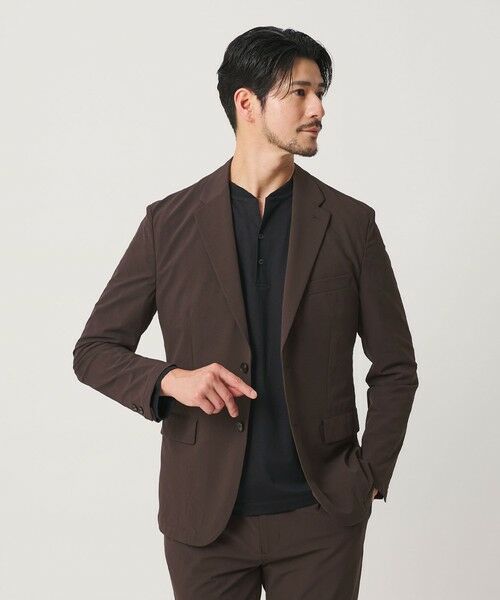 BEAUTY&YOUTH UNITED ARROWS / ビューティー&ユース ユナイテッドアローズ テーラードジャケット | 【WEB限定】 360°MASTER スマート 2B ジャケット セットアップ対応 撥水 ストレッチ ウォッシャブル（DK.BROWN）