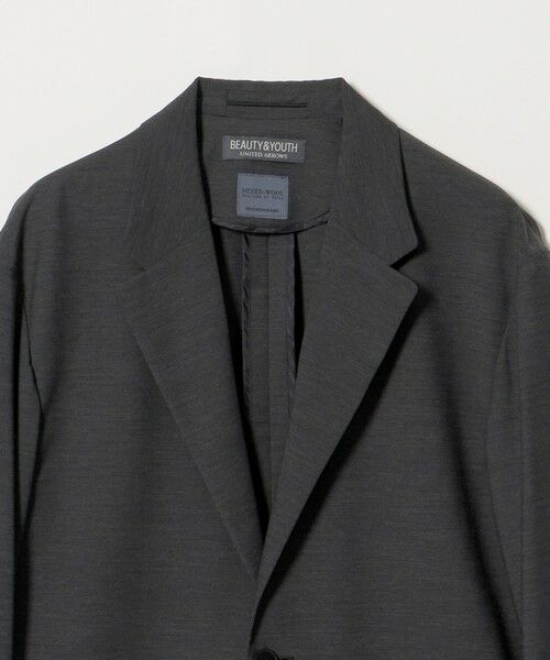 BEAUTY&YOUTH UNITED ARROWS / ビューティー&ユース ユナイテッドアローズ テーラードジャケット | MIXED-WOOL 2B コンフォート ジャケット タテヨコストレッチ ウォッシャブル | 詳細3