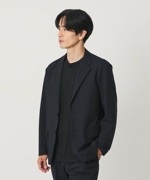 BEAUTY&YOUTH UNITED ARROWS / ビューティー&ユース ユナイテッドアローズ テーラードジャケット | MIXED-WOOL 2B コンフォート ジャケット タテヨコストレッチ ウォッシャブル(NAVY)