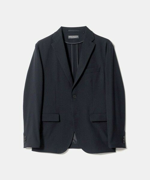BEAUTY&YOUTH UNITED ARROWS / ビューティー&ユース ユナイテッドアローズ テーラードジャケット | リサイクル ポリエステル 2B ジャケット セットアップ対応 ヨコストレッチ ウォッシャブル（NAVY）