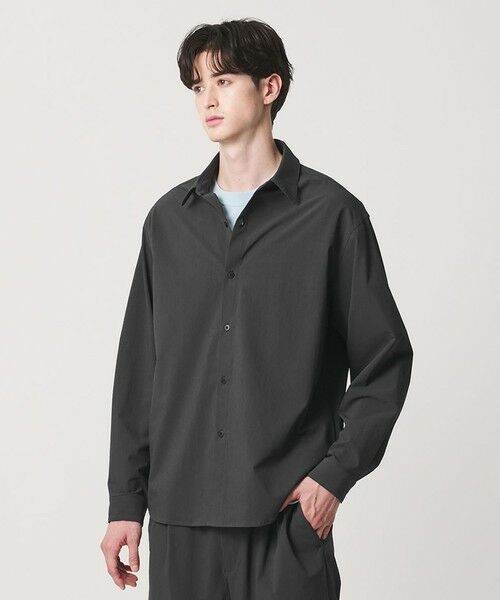 BEAUTY&YOUTH UNITED ARROWS / ビューティー&ユース ユナイテッドアローズ シャツ・ブラウス | 360°MASTER ヴァーブ ロングスリーブ シャツ セットアップ対応 撥水 ストレッチ ウォッシャブル（DK.GRAY）