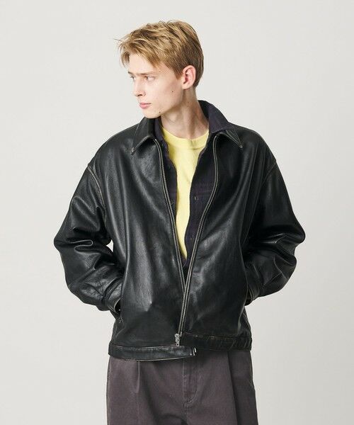 BEAUTY&YOUTH UNITED ARROWS / ビューティー&ユース ユナイテッドアローズ その他アウター | ラブ レザー ワーク ジャケット | 詳細2
