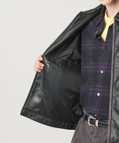 BEAUTY&YOUTH UNITED ARROWS / ビューティー&ユース ユナイテッドアローズ その他アウター | ラブ レザー ワーク ジャケット | 詳細5